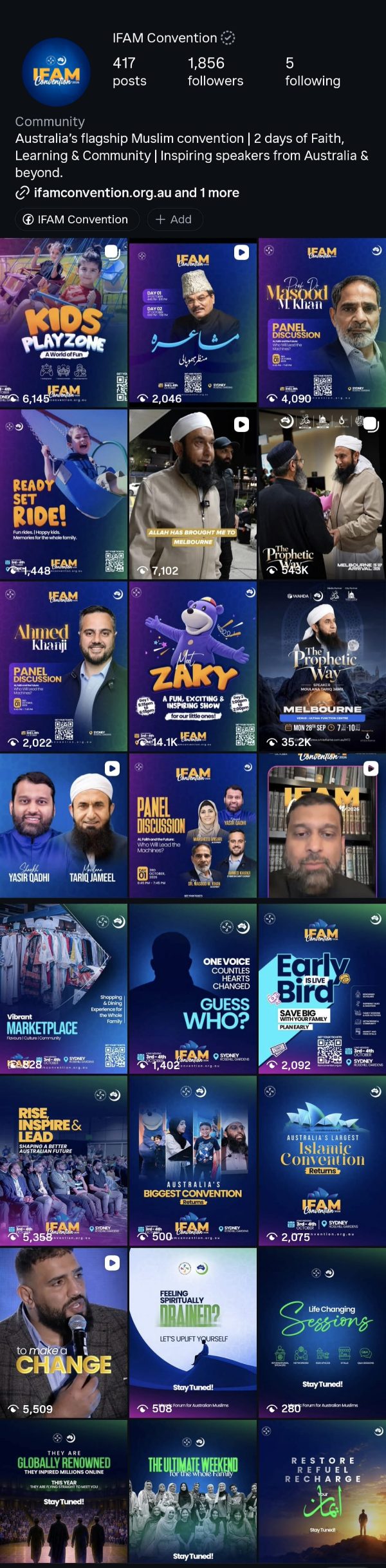 IFAM Convention on Instagram